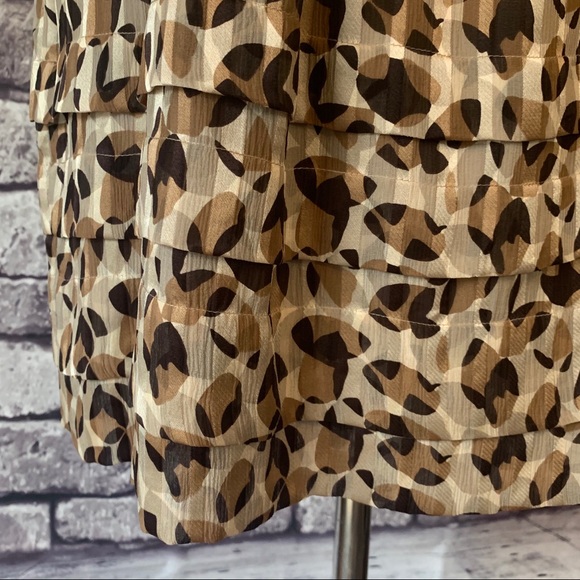 BCBGMaxazria Silk  W/ Black Tie Dress Size 2 - Picture 11 of 12